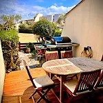 Mezzanine/jardin/terrasse Village Naturiste アパート *